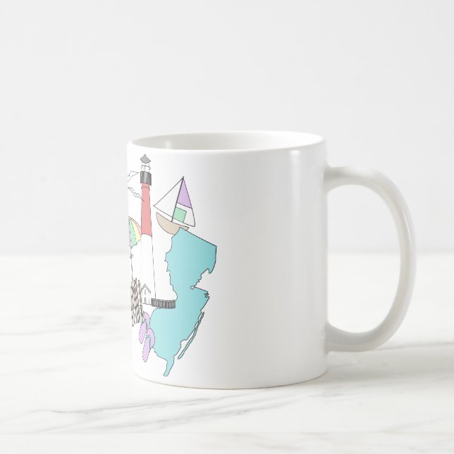 KärlekCollage för pastell LBI Kaffemugg (Höger)