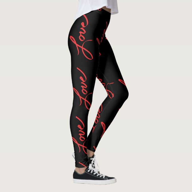 Kärlekdansdamasker Leggings (Höger)