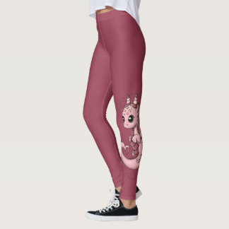 Kärlekdrakedamasker Leggings