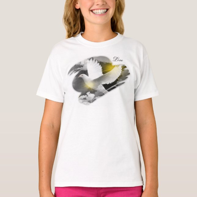 Kärlekduva Tee Shirt (Framsida)