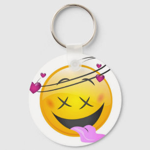 kärlekemoji nyckelring