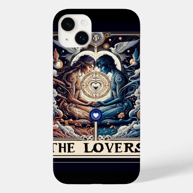 KÄRLEKEN Tarot Celestial Man & Kvinna Själslingar (Baksida)