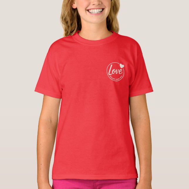 Kärlekens cirkel t shirt (Framsida)