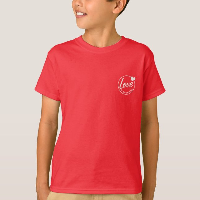 Kärlekens cirkel t shirt (Framsida)