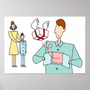 Kärlekens gåva som förbinder liv. poster