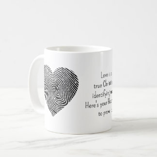 Kärlekens igenkänningstecken för sanna kristna kaffemugg