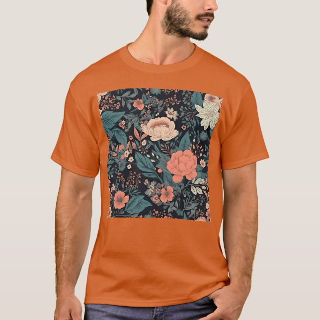 Kärlekens kronblad vänner t shirt (Framsida)