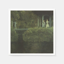 Kärlekens ö (av Konstantin Somov) Pappersservett