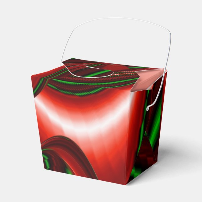 Kärlekens och hoppets anda Abstrakt 3D-regnbågs ko Presentaskar (Framsidan Sidan)