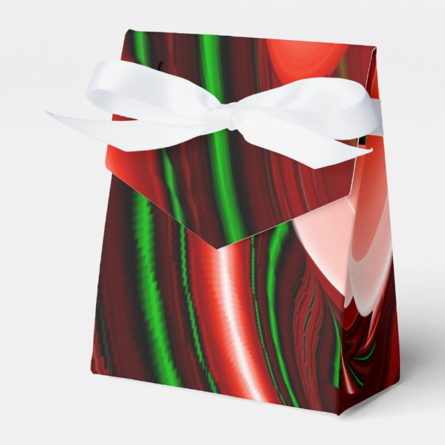 Kärlekens och hoppets anda Abstrakt 3D regnbågs ko Presentaskar (Framsidan Sidan)