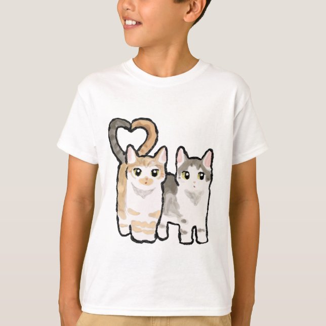 Kärlekens svans t shirt (Framsida)
