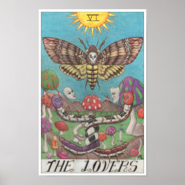 Kärlekens tarotkort poster