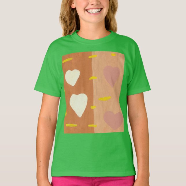 Kärlekens vind flickas ringsignal t-shirt (Framsida)