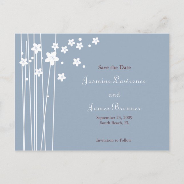 Kärlekfåglar med körsbärsblom meddelande vykort (Framsida)