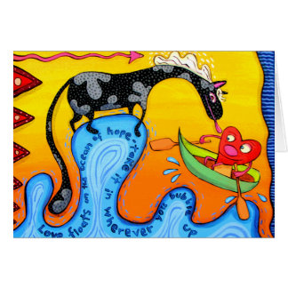 Kärlekflöten Hälsningskort