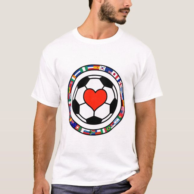Kärlekfotboll 2010 tee shirt (Framsida)
