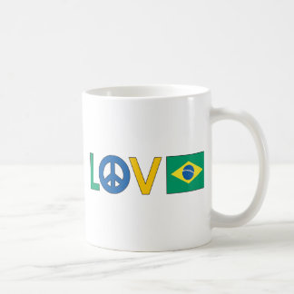 Kärlekfred Brasilien Kaffemugg