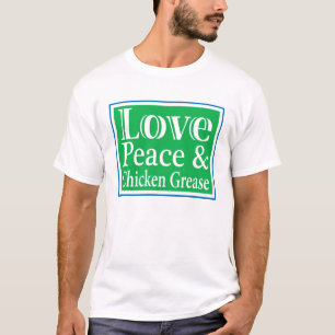 Kärlekfred & fega fettmanar T-tröja T Shirt