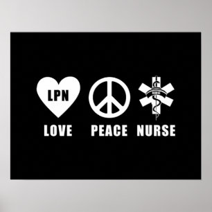 Kärlekfred LPN Poster