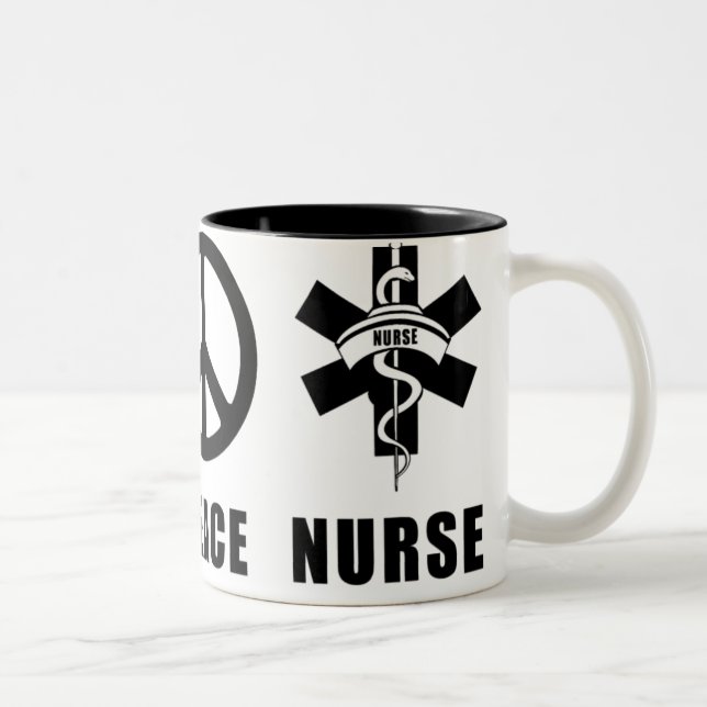 Kärlekfred RN Två-Tonad Mugg (Höger)