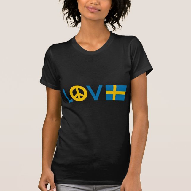 Kärlekfredsverige T-shirt (Framsida)
