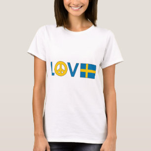 Kärlekfredsverige Tee Shirt