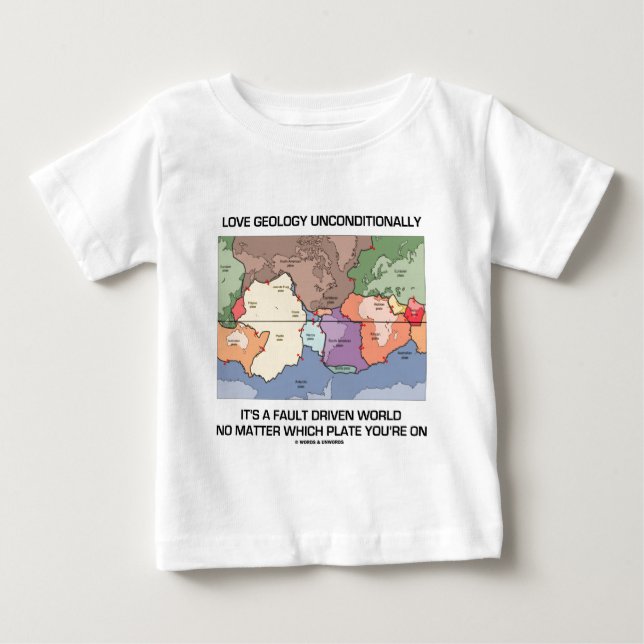 Kärlekgeologi kritiserar Unconditionally den T Shirt (Framsida)