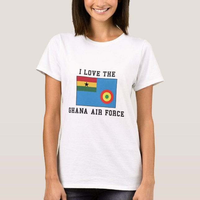 KärlekGhana flygvapen T Shirt (Framsida)