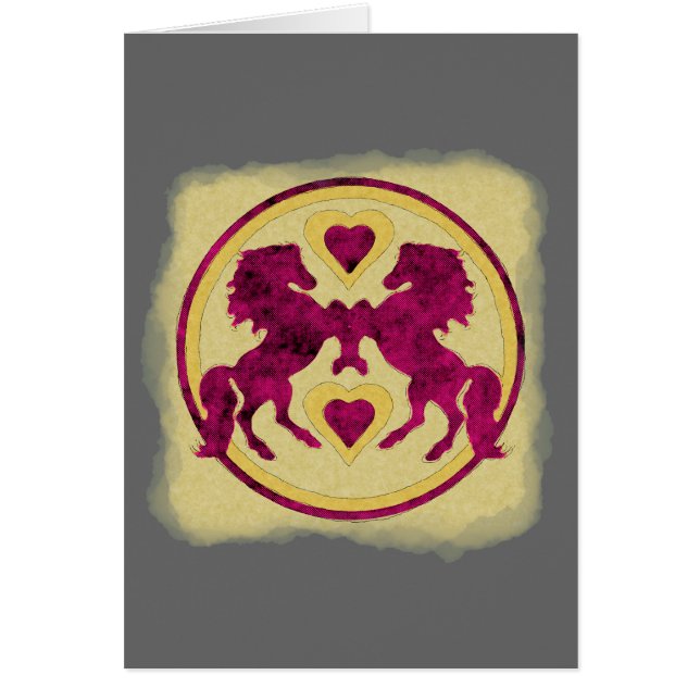 KÄRLEKHÄSTAR OBS KORT (Framsidan)