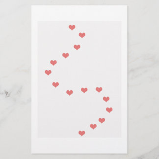 Kärlekhjärta skuggar handstilpapper brevpapper