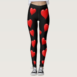 KÄRLEKhjärtadamasker Leggings