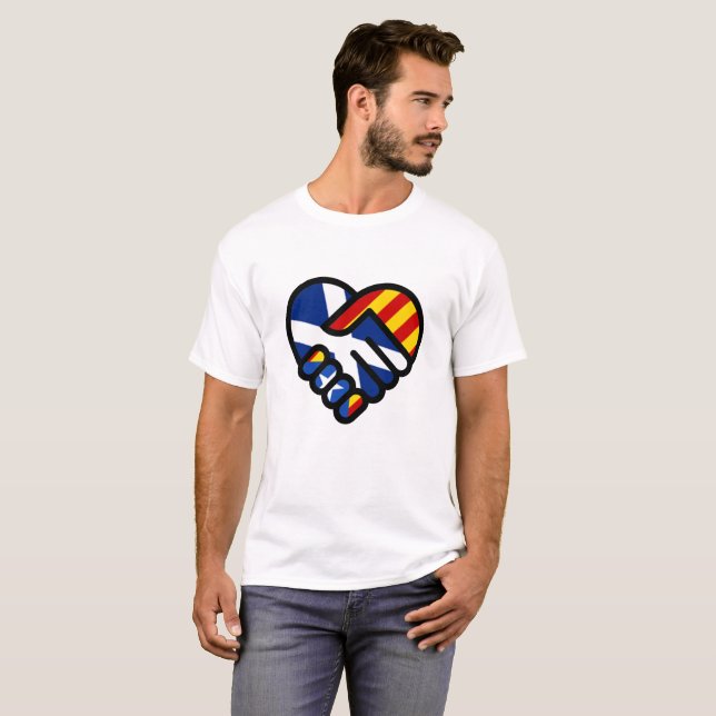 KÄRLEKHJÄRTAHÄNDER - INDY 4 SKOTTLAND OCH TEE SHIRT (Hel framsida)