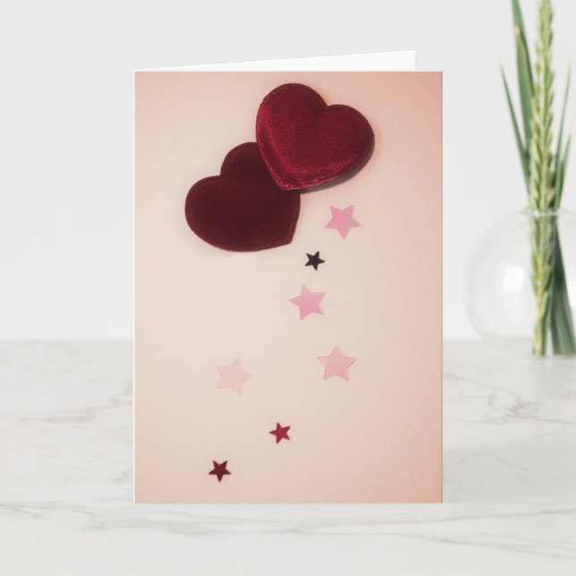 Kärlekhjärtor Helgkort (Framsida)