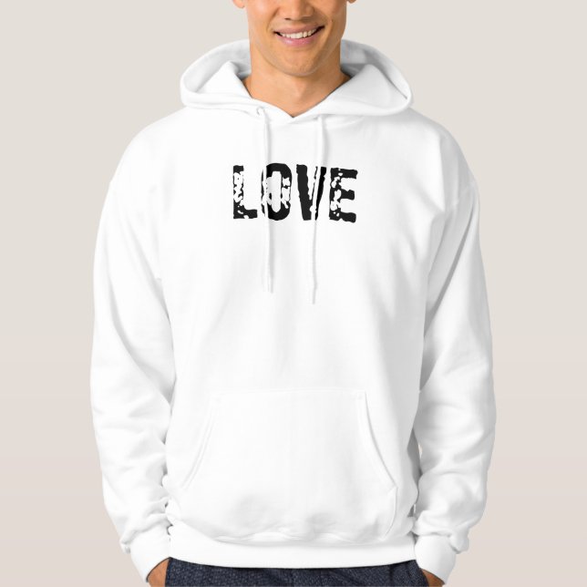 KÄRLEKHOODIE SWEATSHIRT MED LUVA (Framsida)
