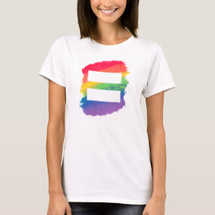 Kärlekjämlikekärlek - grundläggande tank t-shirt