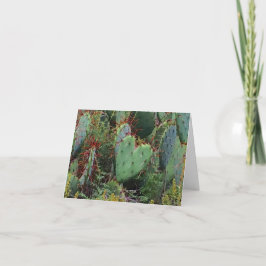 kärlekkaktusnotecard kort