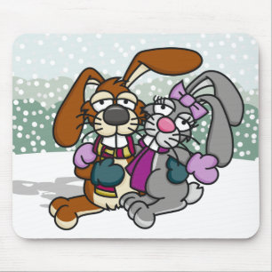 Kärlekkaniner Mousepad Musmatta