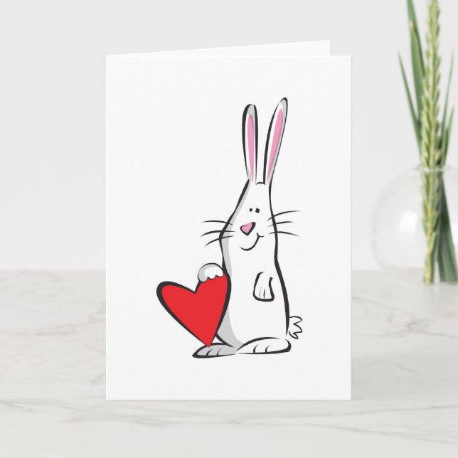 Kärlekkaninvalentin Helgkort (Framsida)