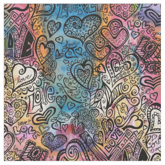 Kärlekklottertyg Tyg