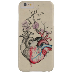 Kärlekkonst applicerade anatomical hjärtor med barely there iPhone 6 plus fodral