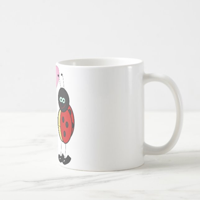 kärlekkryp "show din kärlek en ", kaffemugg (Höger)