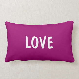 Kärleklumbaren kudder - den purpurfärgade lumbarkudde