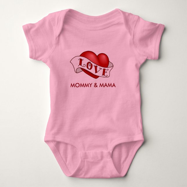 Kärlekmammor & mammor tee (Framsida)