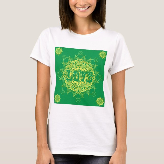 KärlekMandaladesign Tee (Framsida)