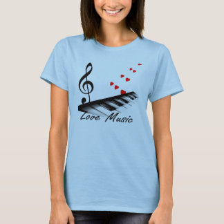 Kärlekmusik Tee Shirt