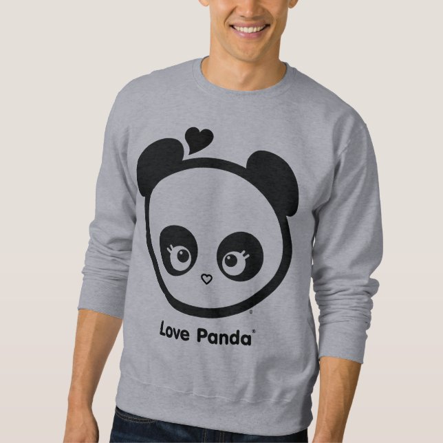KärlekPanda® tröja Långärmad Tröja (Framsida)
