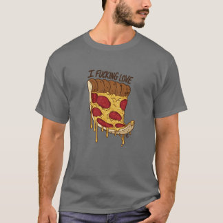 Kärlekpizzamanar T-tröja T Shirt