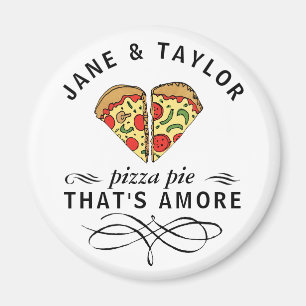 KärlekPizzapersonlig Magnet