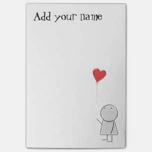 Kärlekpojke Post-it Block