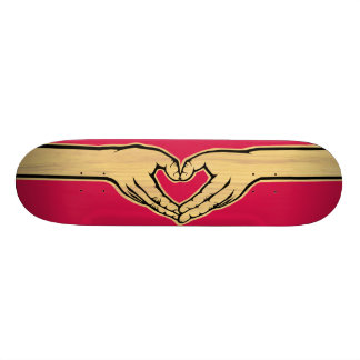 Kärlekrörelsen "Hearthands ", Mini Skateboard Bräda 18,5 Cm